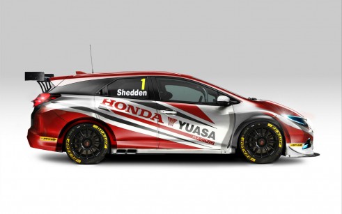Honda Yuasa Racing 2014 Honda Tourer BTCC Car - carwitter-w1500