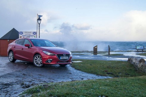 Mazda 3 Review - Front Angle Saloon - carwitter