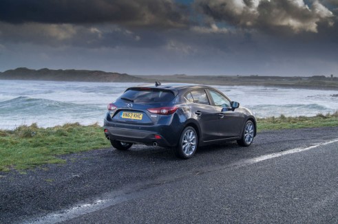 Mazda 3 Review - Rear Angle Hatch - carwitter