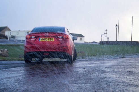 Mazda 3 Review - Rear Saloon - carwitter
