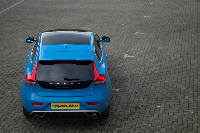 Volvo V40 T5 Review - Rear High Angle - carwitter