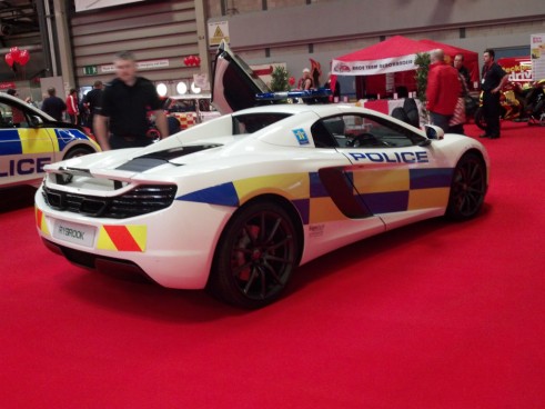 Autosport Show 2014 Review - Police McLaren MP4 12C - carwitter