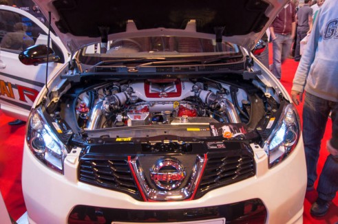 Autosport Show 2014 Review -Qashqai R Engine Bay - carwitter