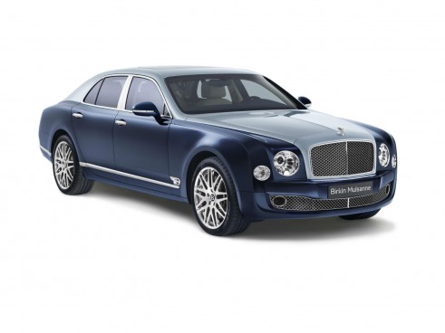Bentley Birkin Mulsanne Dark Sapphire Front - carwitter
