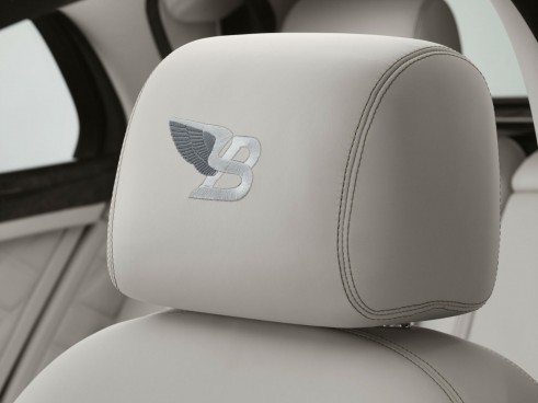 Bentley Birkin Mulsanne Ghost White Front Headrest - carwitter