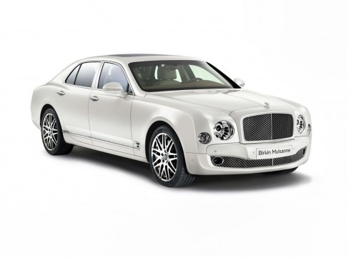 Bentley Birkin Mulsanne Ghost White Front - carwitter