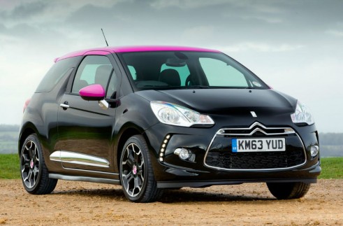 Citroën DS3 Pink Special Edition Black - Front - carwitter