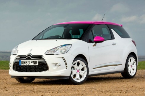 Citroën DS3 Pink Special Edition White - Front - carwitter
