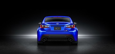 Lexus RC F rear - carwitter