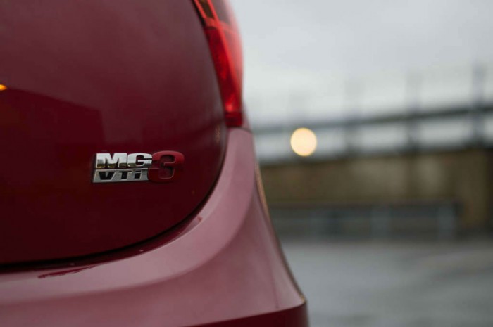 MG3 Review - MG3 Rear Badge - carwitter
