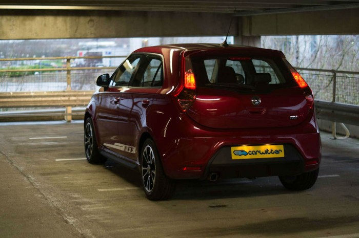 MG3 Review - Rear Angle Scene - carwitter