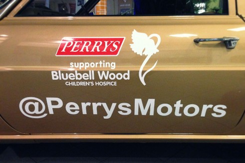Perrys Chairty Auction Vauxhall Viva - Branding - carwitter