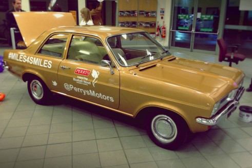 Perrys Chairty Auction Vauxhall Viva - Right Side - carwitter