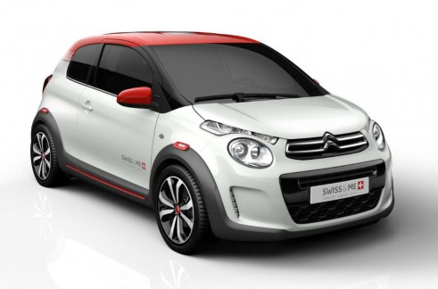 2014 Citroen C1 Swiss & Me Concept - Front Angle - carwitter