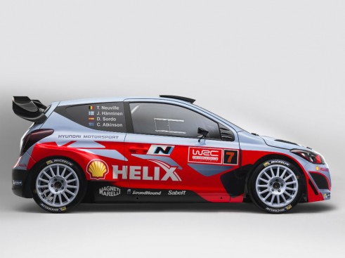 2014 Hyundai i20 WRC - Side - carwitter