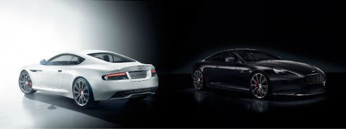Aston Martin DB9 Carbon Black and White - carwitter