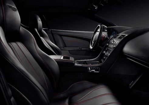 Aston Martin DB9 Carbon Black interior - carwitter