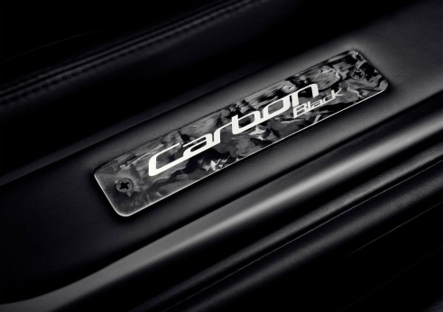 Aston Martin DB9 Carbon Black plaque - carwitter