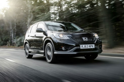 Honda CRV Black front - carwitter