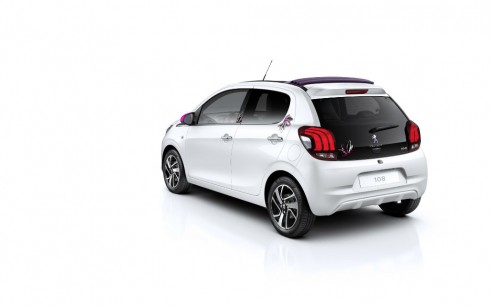 Peugeot 108 4 Door - Rear Angle - carwitter