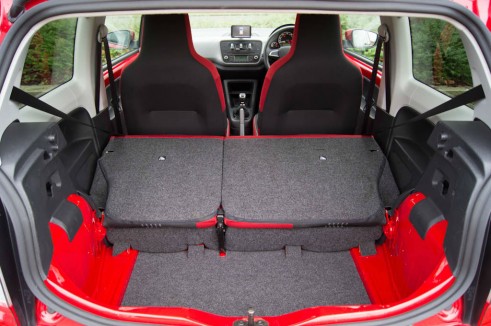 Skoda Citigo Sport Review - Rear Seats Folded - Carwitter