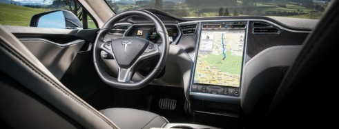 Tesla Model S Dashboard - carwitter