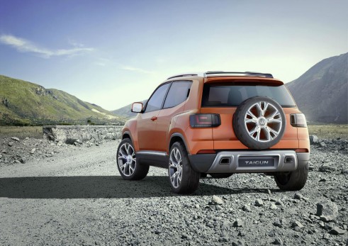 VW Taigun Concept Rear - carwitter