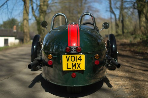 2014 Morgan 3 Wheeler Review - Rear - carwitter