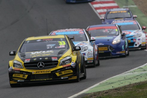 BTCC 2014 - Brands Hatch Indy - Morgan Mercedes A Class - carwitter