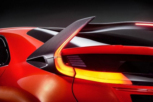 Honda Civic Type R Concept - Rear Light Spoiler - carwitter