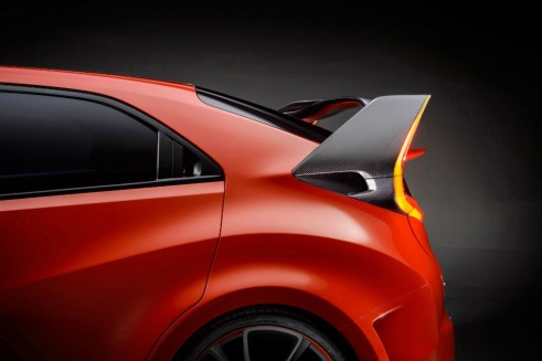 Honda Civic Type R Concept - Rear Spoiler - carwitter