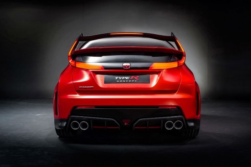 Honda Civic Type R Concept - Rear - carwitter