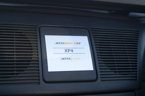 Jota Mazda MX5 GT Review - Jota Plaque - carwitter