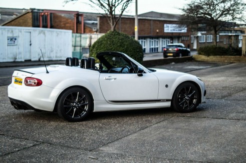 Jota Mazda MX5 GT Review - Side Roof Down - carwitter