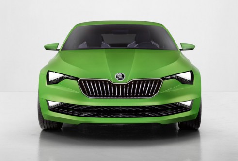 Skoda Vision C front - carwitter