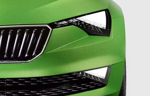 Skoda VisionC headlights - carwitter