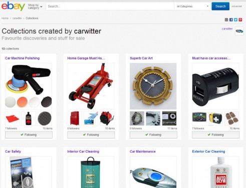 eBay Collections - carwitter