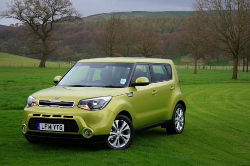2014 Kia Soul - Front Angle Scene - carwitter