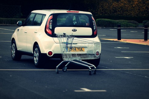 2014 Kia Soul - Rear Angle Trolley - carwitter