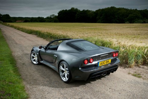 2014 Lotus Exige Roadster - Rear Angle - carwitter