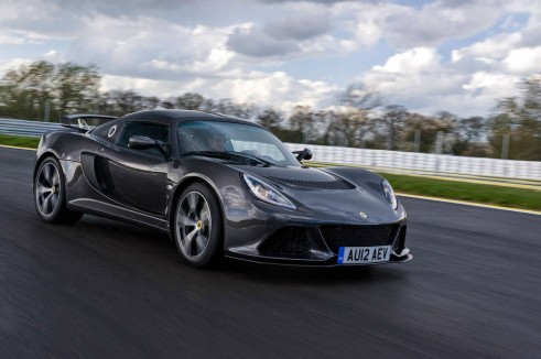 2014 Lotus Exige S Coupe - Front Track - carwitter