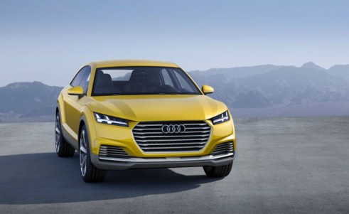 Audi TT Offroad concept front - carwitter