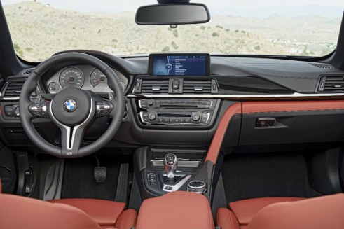 BMW M4 convertible dash - carwitter