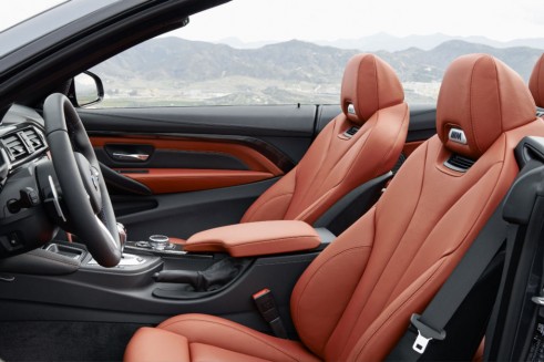BMW M4 convertible interior - carwitter