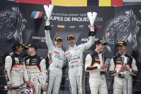 Blancpain Sprint Nogaro podium - carwitter