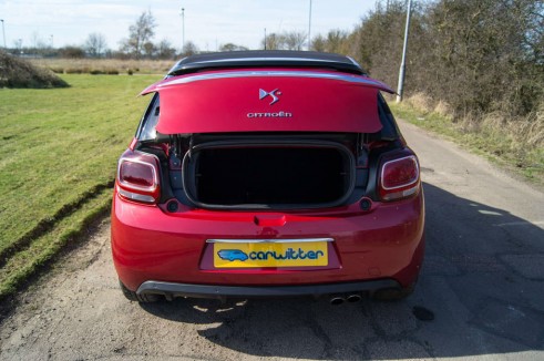 Citroen DS3 Cabrio Review - Boot Open - carwitter