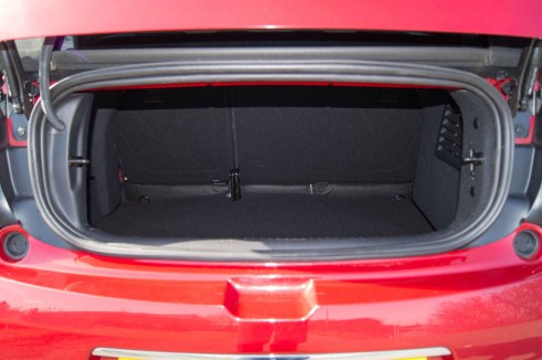 Citroen DS3 Cabrio Review - Boot Space - carwitter