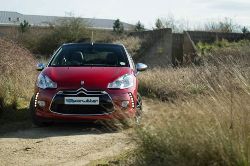 Citroen DS3 Cabrio Review - Front Angle Close - carwitter
