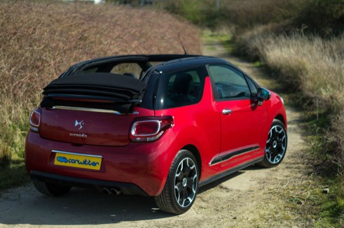 Citroen DS3 Cabrio Review - Rear Angle Close - carwitter
