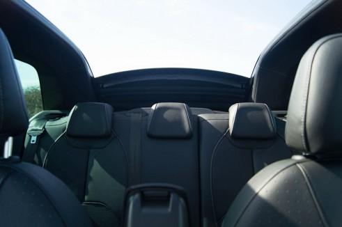 Citroen DS3 Cabrio Review - Roof Fully Folded - carwitter